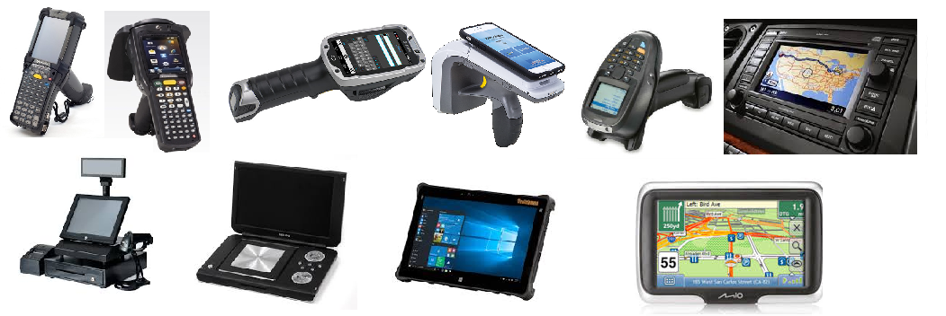 voorbeelden van apparaten waar SmartFolie screenprotectors voor levert.
